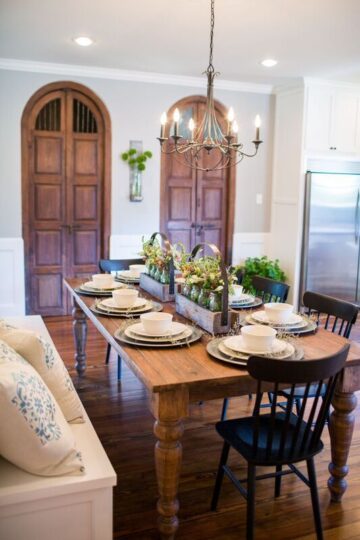 15 Best Dining Rooms by Joanna Gaines - Nikki's Plate