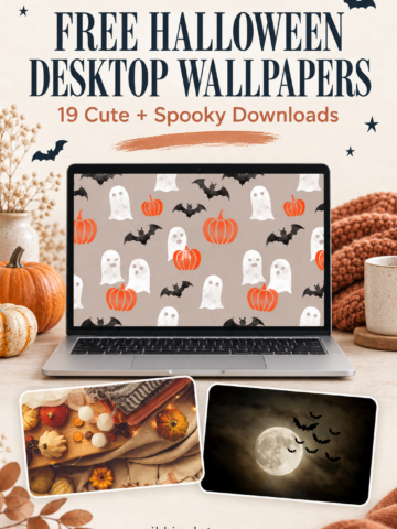 Give your computer a spooky-season refresh with 25 free Halloween aesthetic wallpapers. Download cute pumpkins, cozy patterns, moody forests and classic Halloween scenes in 1920 x 1080 desktop size.