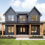 Here are the BEST modern black farmhouse designs to date! Black farmhouse exteriors and modern black farmhouses you will love.