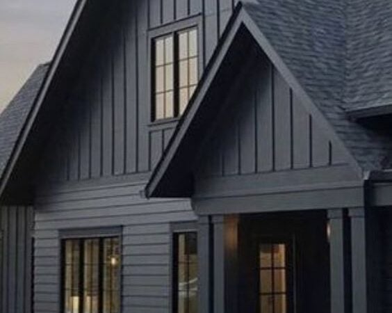 Here are the BEST modern black farmhouse designs to date! Black farmhouse exteriors and modern black farmhouses you will love.