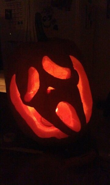 Free Scream Pumpkin Carving Stencil – Ghostface Printable