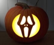 Scream Pumpkin Carving Stencil (FREE PRINTABLE)