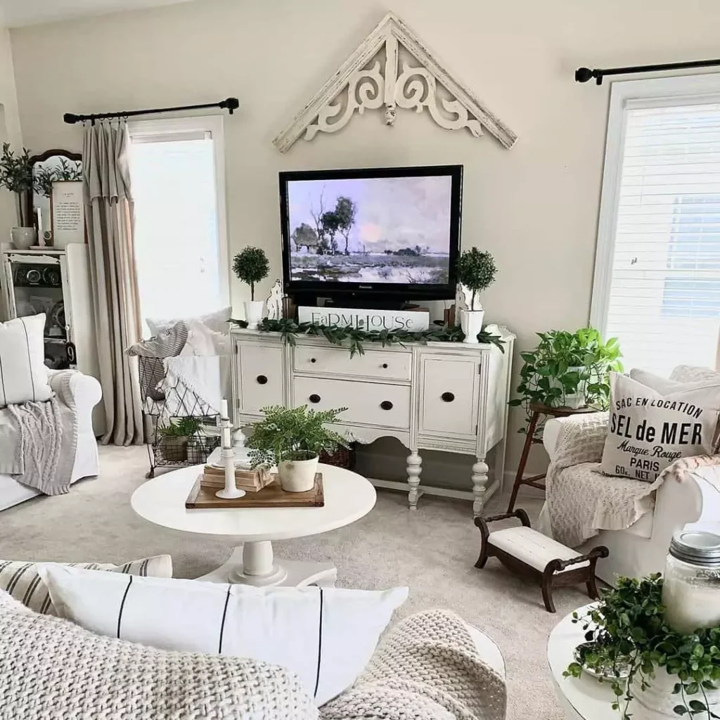40 TV Stand Decor Ideas to Elevate Your Living Room; Here are ways you can decorate your TV stand to make watching TV that much more enjoyable!