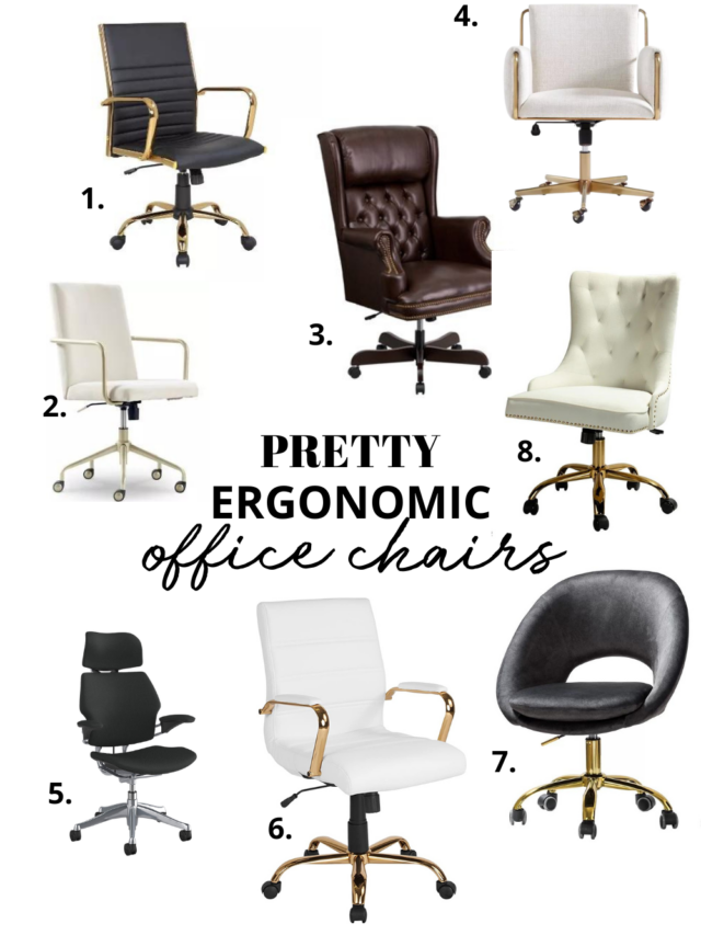 Best Ergonomic office chairs for your home office; 15 Genius Items to Include in Your Home Office for Maximum Productivity; the top fifteen things to include in your home office design for productivity along with tips on how to incorporate those elements.