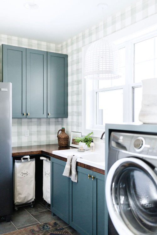 25 Laundry Wallpaper Ideas to Freshen Up Your Space; here are some popular wallpaper ideas for laundry room you need to see!