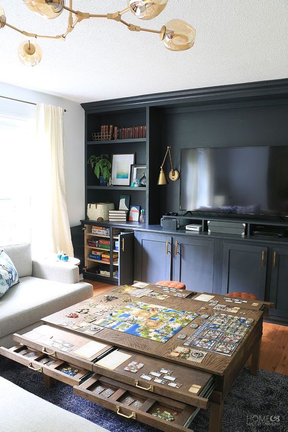 Basement Game Room Ideas; Here are some brilliantly entertaining game room basement ideas with game room decor to spark your next project!