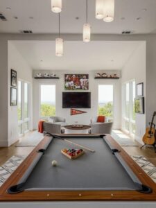 Basement Game Room Ideas; Here are some brilliantly entertaining game room basement ideas with game room decor to spark your next project!