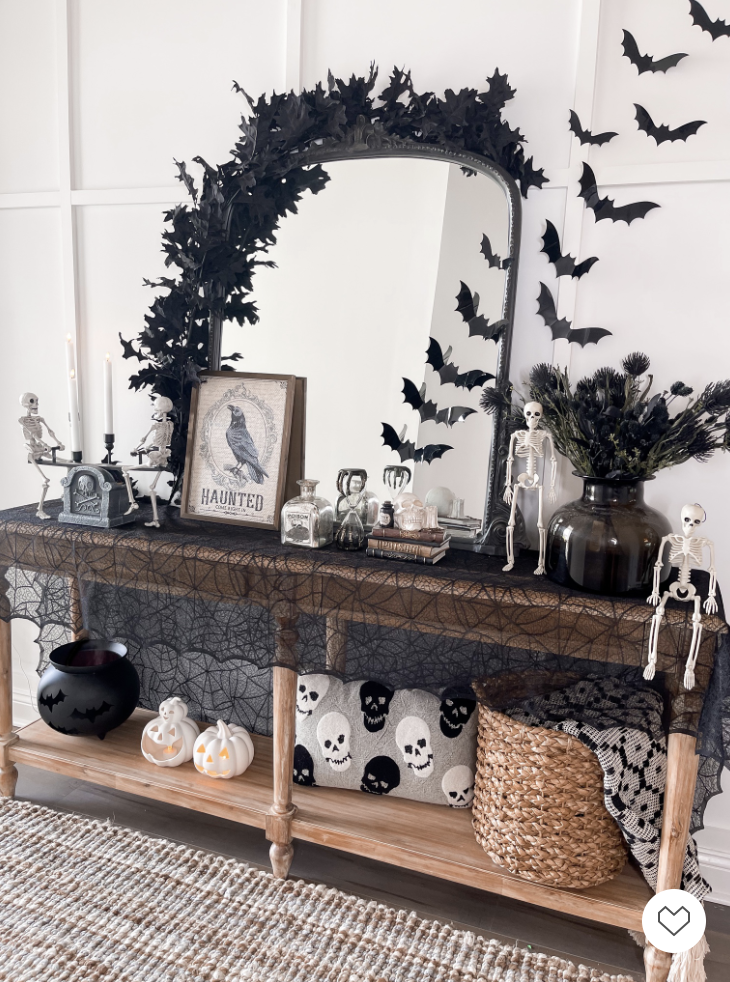 Loving the Halloween Bat decor trend? Check out the best 10 ways you can add flying bat decor to your Halloween set up this year!