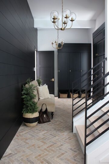20 Beautiful Black Shiplap Wall Ideas - Nikki's Plate