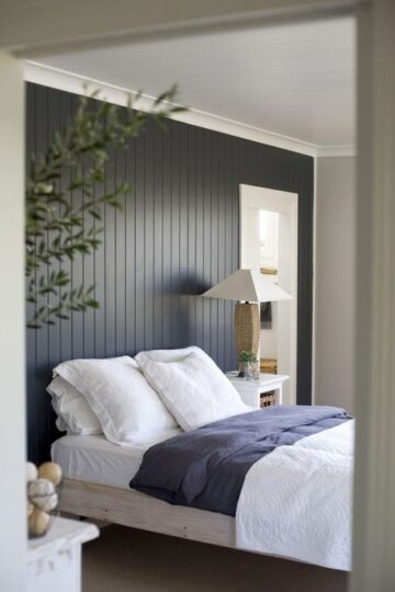 20 Beautiful Black Shiplap Wall Ideas - Nikki's Plate