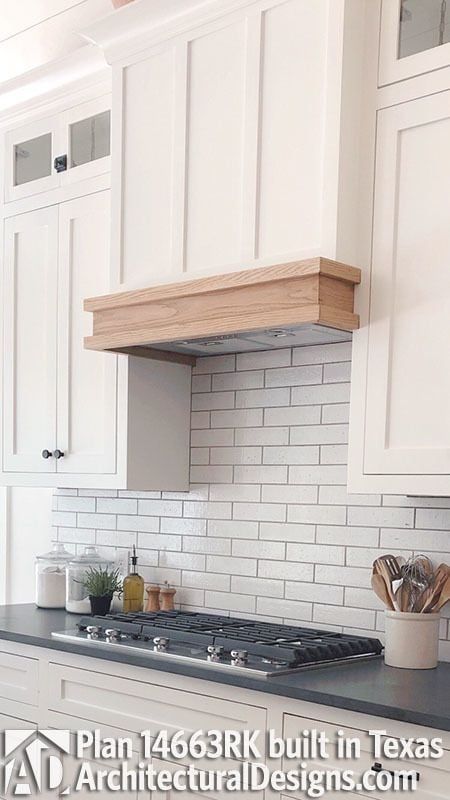 Farmhouse Range Hood Ideas to Create the Perfect Kitchen; Here is a collection of farmhouse wood range hoods for your next kitchen design!