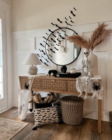 Loving the Halloween Bat decor trend? Check out the best 10 ways you can add flying bat decor to your Halloween set up this year!
