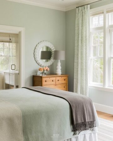 25 Sage Green Bedroom Ideas; calming sage green bedrooms colors for an airy and earthy design!