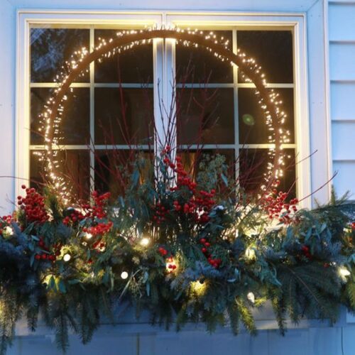 40 Christmas Window Boxes Ideas Nikki's Plate