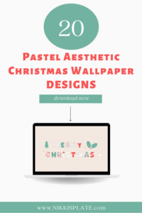 Pastel Aesthetic Christmas Wallpaper; here are 20 desktop backgrounds you can use FOR FREE! Holiday tech backgrounds!
