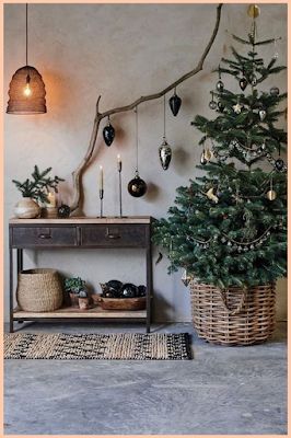 Boho Christmas Decor Ideas; here is a list of over 50 boho Christmas decorations, boho ornaments and boho Christmas designs!