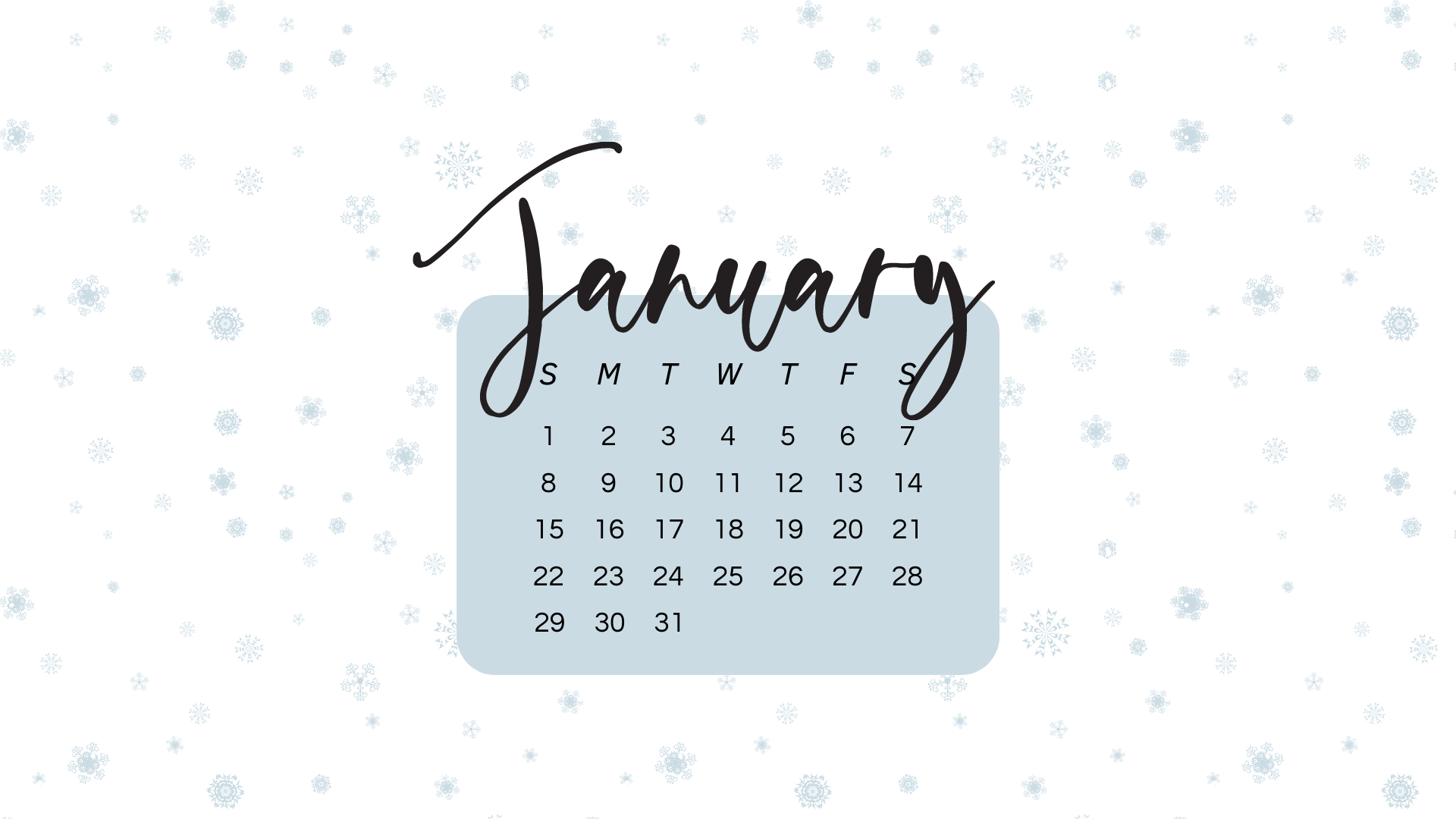 Free January 2023 Desktop Calendar Backgrounds (Easy Download)