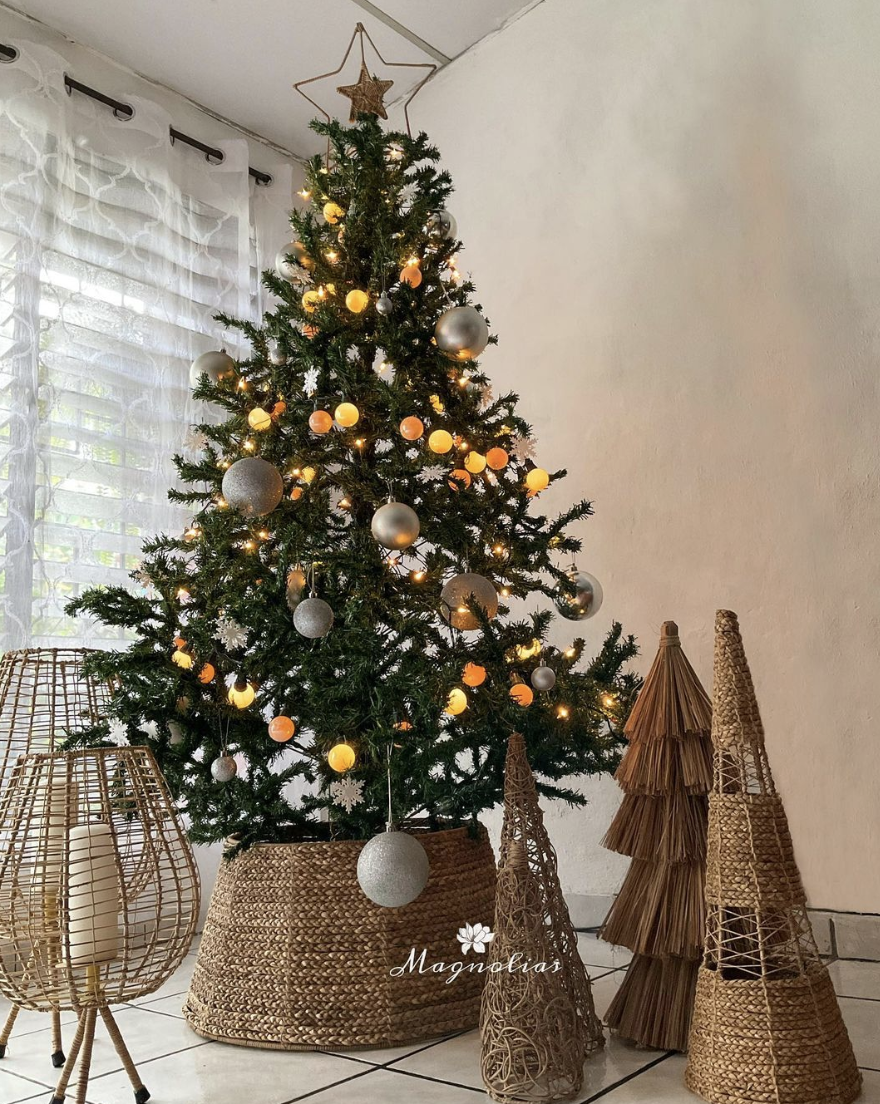 Boho Christmas Decor Ideas; here is a list of over 50 boho Christmas decorations, boho ornaments and boho Christmas designs!