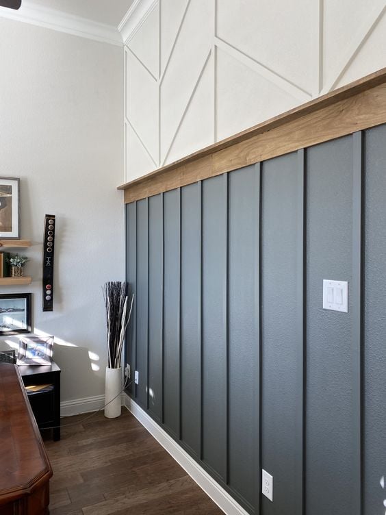 Beautiful Board and Batten Wall Ideas; Board and batten is a classic and easy way to add beauty and style to any room. Modern board and batten wall ideas, + board and batten accent wall ideas!