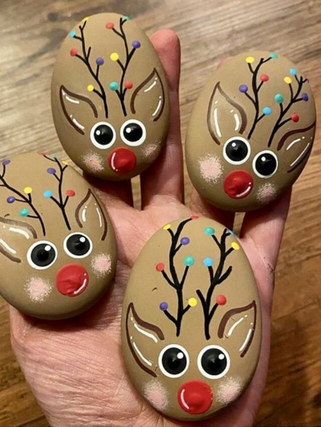 30 GENIUS CHRISTMAS ROCK PAINTING IDEAS