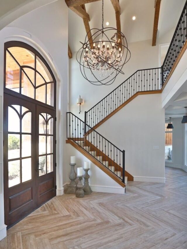 Two Story Foyer Chandelier Ideas 6