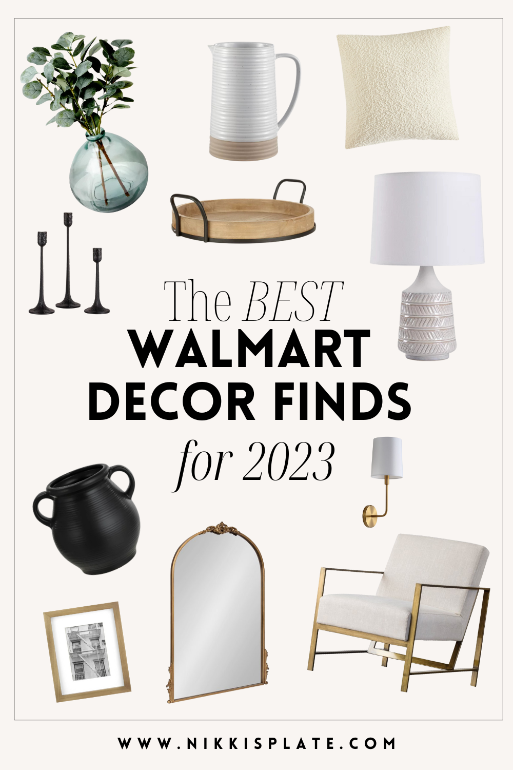 The BEST Walmart Home Decor Finds for 2023; Here are the most sold, interior designer approved home decor items for this year!