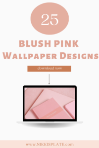 FREE Blush Pink Wallpaper for Desktop; blush pink background and wallpapers for desktop computers!