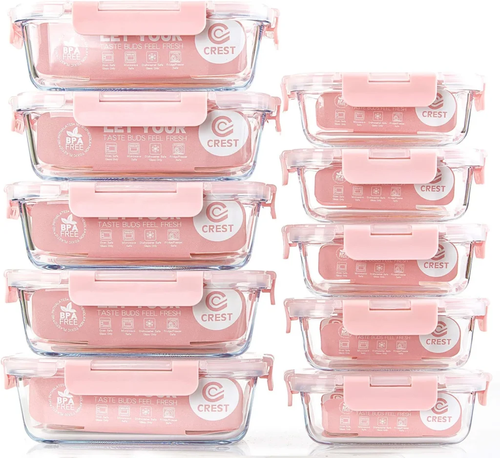 BEST Meal Prep Containers; Do you have healthy eating goals this year? These top-rated meal prep containers will help you stay on track and eat healthy this year!