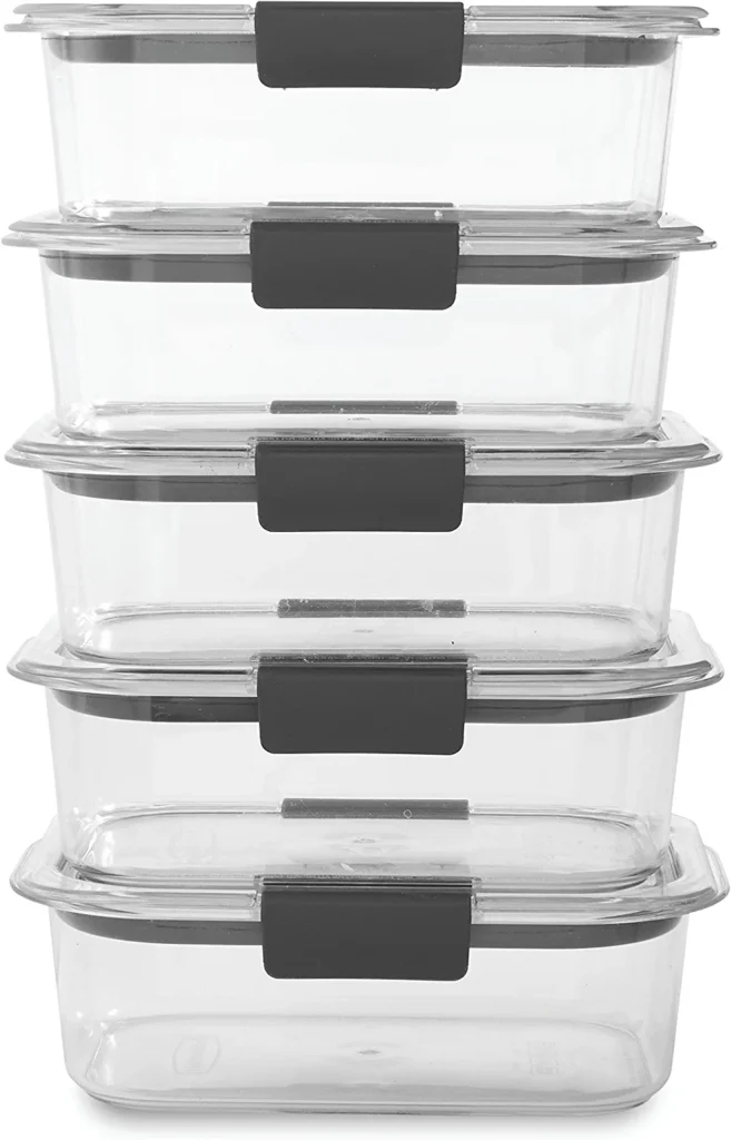 BEST Meal Prep Containers; Do you have healthy eating goals this year? These top-rated meal prep containers will help you stay on track and eat healthy this year!