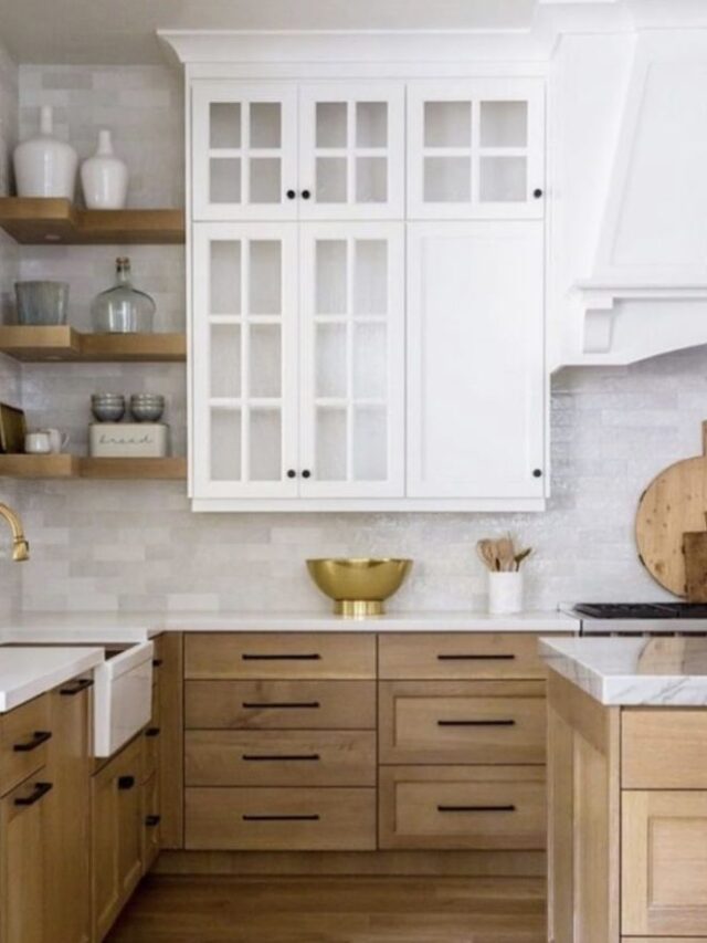 Two toned kitchen