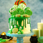 St Patrick's Day theme candyland novelty drip cake and party table. - Top 10 St. Patrick's Day Dessert Recipes; St. Patrick's day recipes for desserts along with other green recipes for this Irish holiday!