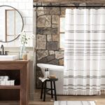 Farmhouse Shower Curtain Ideas; Farmhouse shower curtains are a great way to bring country life into your bathroom. Here are Farmhouse style shower curtains for your own bathroom!