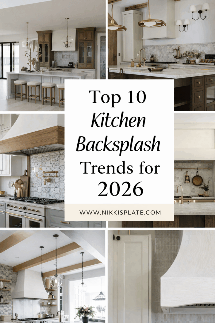Top 10 Kitchen Backsplash Trends for 2026 - Nikki's Plate
