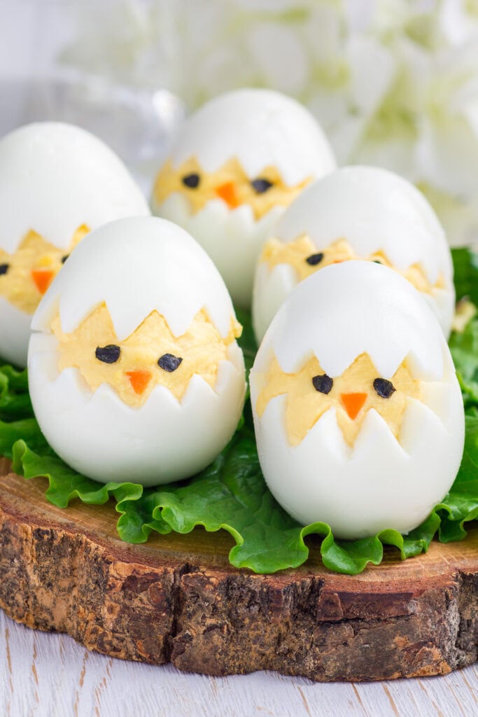 Easy easter deviled eggs recipe deviled egg chicks np