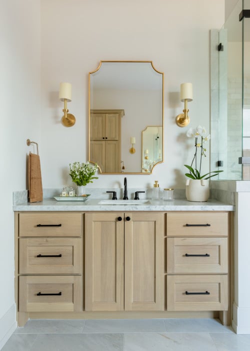 Beautiful Bathroom Design Ideas; A main bathroom is one of the most important and used spaces in any home. Here are some NEW stunning bathroom designs to spark inspiration.