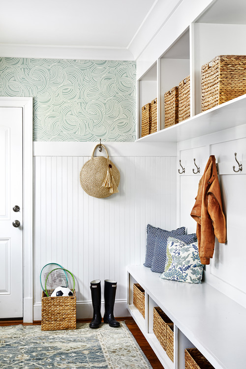 Tips for Organizing Your Mudroom; Creating an organized place to stash boots, hats, and the keys is the perfect way to end a busy day. Here are all the mudroom organization pointers you'll need!