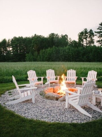 Rustic Fire Pit Ideas for Your Backyard; rustic backyard fire pit ideas to create your outdoor paradise this summer! All the rustic outdoor fire pit ideas you need in one spot!