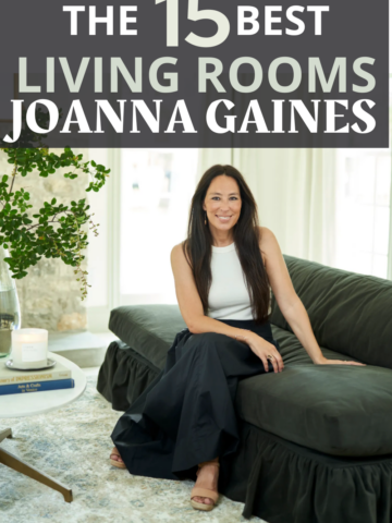 15 Best Living Rooms by Joanna Gaines