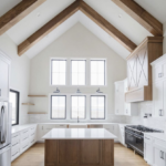 15 Proven Ways To Create a Modern Farmhouse Kitchen; how to create farm-like elements within a kitchen to achieve the overall modern farmhouse style.