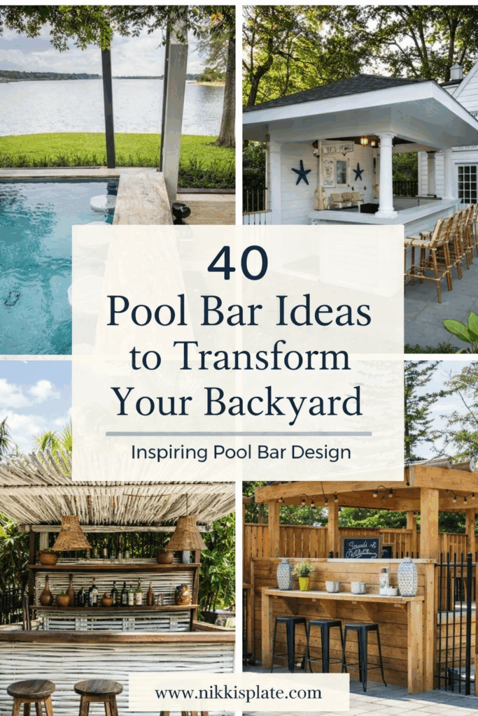 40 Pool Bar Ideas to Transform Your Backyard | Inspiring Pool Bar Designs