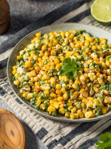 Mexican Street Corn Salad Recipe (Esquites with Lime); Looking for a tangy and flavorful salad recipe? Try my Mexican Street Corn Salad (Esquites) with Lime! This twist on a classic Mexican street food features charred corn kernels tossed in a creamy and zesty dressing. Perfect as a side dish or a standalone vegetarian option. Get the recipe now!