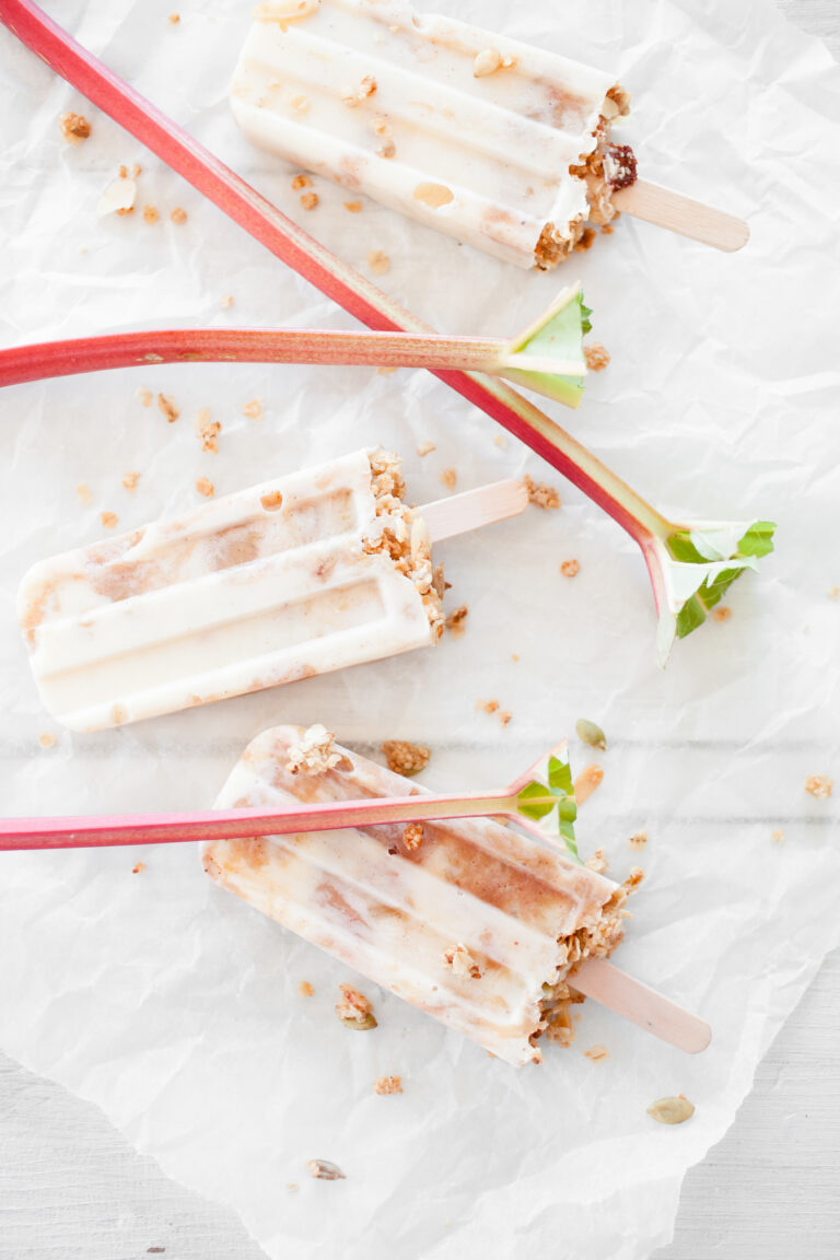 5 Healthy Summer Rhubarb Recipes || Nikki's Plate Blog