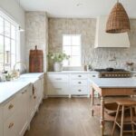 European farmhouse kitchen designs are becoming increasingly popular for homeowners who want to achieve a rustic, cozy, and inviting aesthetic in their homes. Inspired by the warm and welcoming farmhouses found in rural European communities, these designs boast a timeless quality that is both elegant and practical.