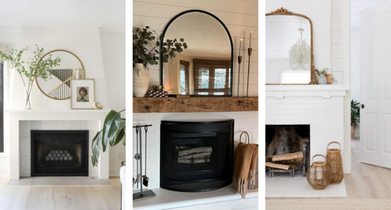 35 Mirror Above Fireplace Ideas for a Beautiful Look - Nikki's Plate