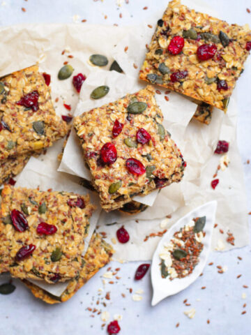 Pumpkin Cranberry Granola Bars 3