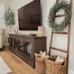 farmhouse TV stand ideas;