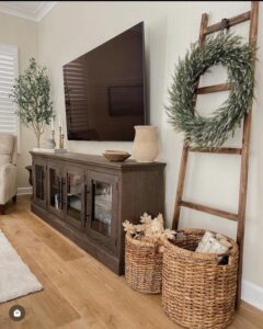 farmhouse TV stand ideas;
