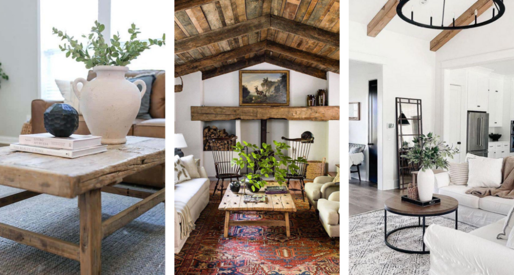 How to Decorate a Coffee Table Farmhouse Style - Nikki's Plate