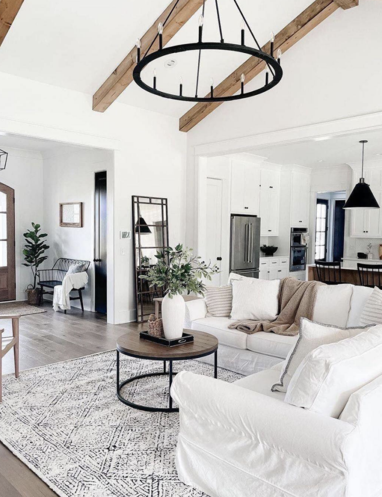 How to Decorate a Coffee Table Farmhouse Style - Nikki's Plate