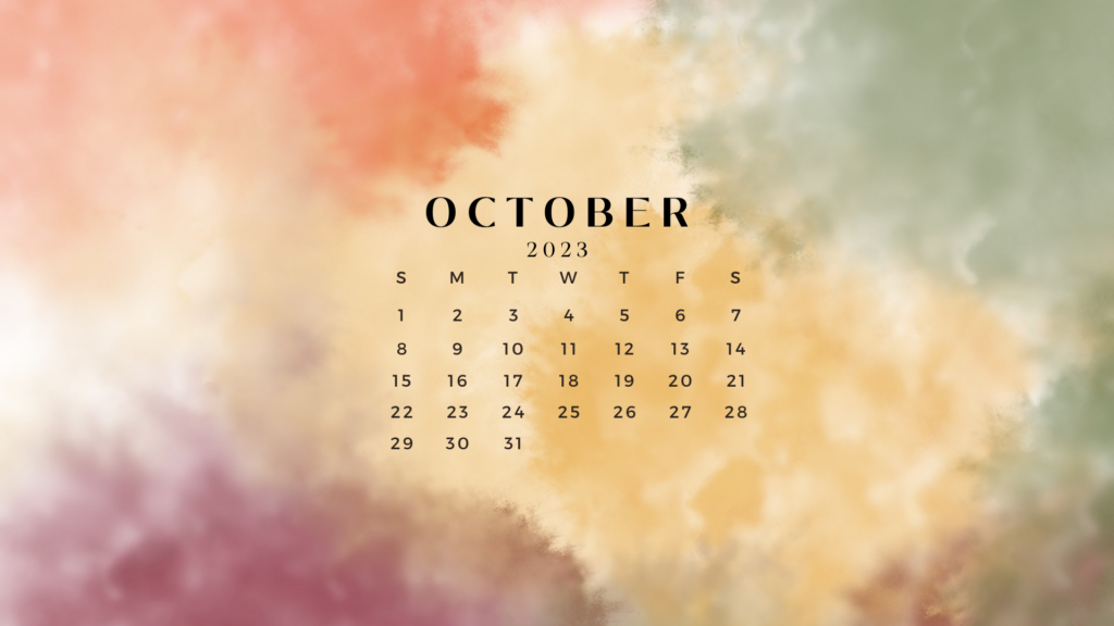 20 FREE OCTOBER 2023 DESKTOP CALENDAR BACKGROUNDS (EASY DOWNLOAD)